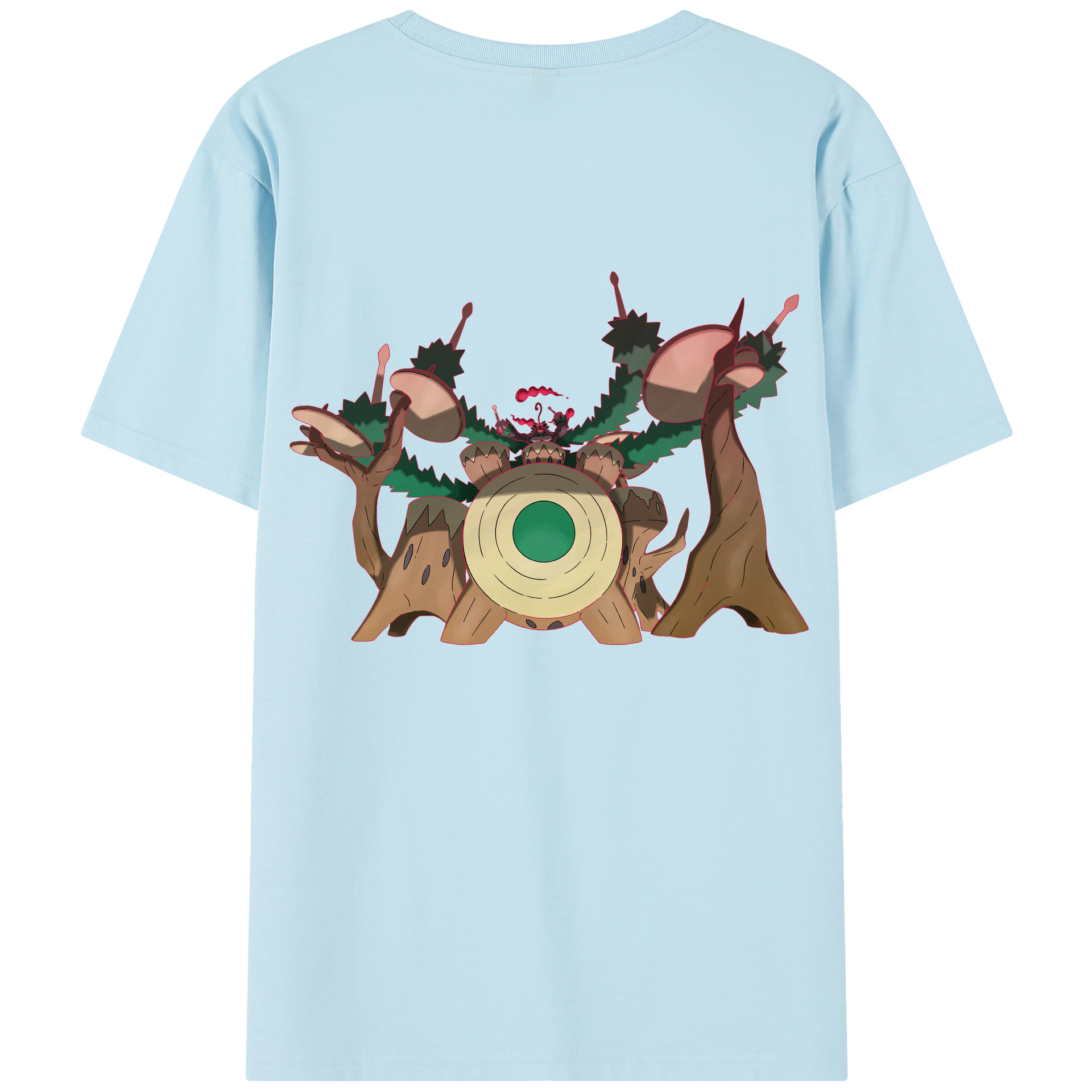 （画像用） ポケットモンスター Pokémon 綿100％半袖Tシャツ（背面プリント）